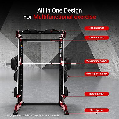 HARISON Multifunction Power Squat Rack for Full-Body Strength Training (HRK-G30815)