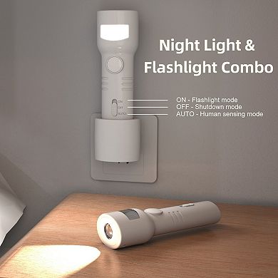 Inductive Night Light, Rechargeable Motion Sensor Lamp for Bedroom Bathroom, Indoor Night Lighting