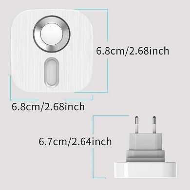 Light Sensor Auto On Off Night Light, Soft Non-Dazzling Plug-in Lamp for Bedroom Hallway Kitchen