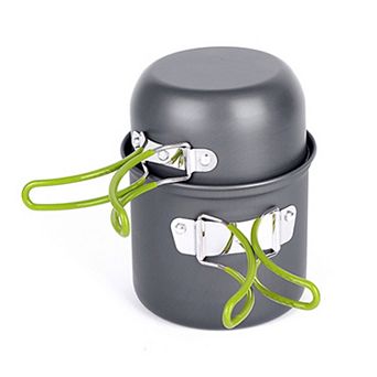 Aluminum Portable Camping Cookware Set,for Backpacking Hiking Picnic 1-2 People Outdoor Travel Use