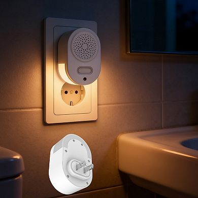 Plug-in RGB Night Light White Noise Machine, 8 Color Sleep Lamp Sound Machine for Bedroom
