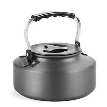 1.1L Portable Camping Kettle, Smooth Pour Spout, for Outdoor Hiking Picnic Coffee & Tea Boiling Use