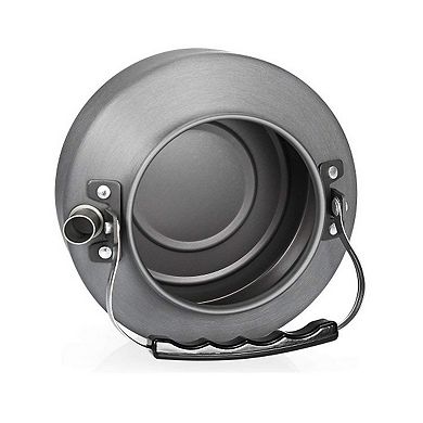 1.1L Portable Camping Kettle, Smooth Pour Spout, for Outdoor Hiking Picnic Coffee & Tea Boiling Use