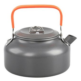 0.8L Lightweight Portable Aluminum Kettle for Camping Picnic Outdoor Hiking Coffee & Tea Brewing