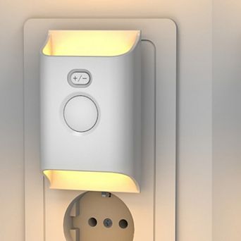Motion Sensor Night Light, Adjustable Brightness Plug-in Wall Lamp, Auto On/Off for Bedroom,Stairway