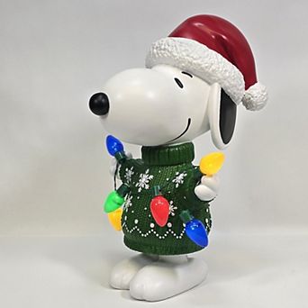 Peanuts Snoopy Sweater LED Outdoor Door Greeter