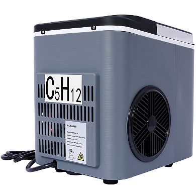 Ice Maker Countertop, Portable Ice Machine, Self-Cleaning Ice Makers with Basket and Scoop