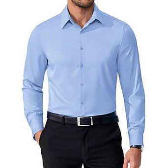 COOFANDY Mens Dress Shirts Long Sleeve Button Down Shirts Regular Fit Business Casual Shirts