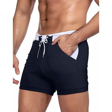 COOFANDY Swim Trunks for Men Swim Brief Square Leg Swimsuit Swimming Short Bathing Suit
