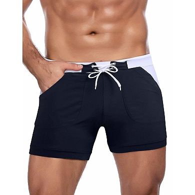 COOFANDY Swim Trunks for Men Swim Brief Square Leg Swimsuit Swimming Short Bathing Suit