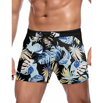 COOFANDY Swim Trunks for Men Swim Brief Square Leg Swimsuit Swimming Short Bathing Suit