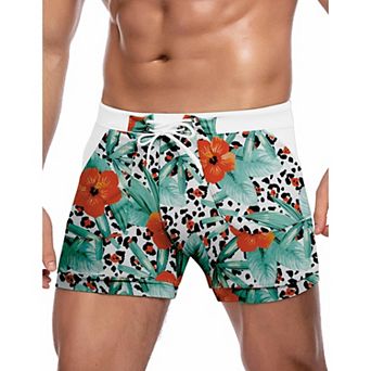 COOFANDY Swim Trunks for Men Swim Brief Square Leg Swimsuit Swimming Short Bathing Suit