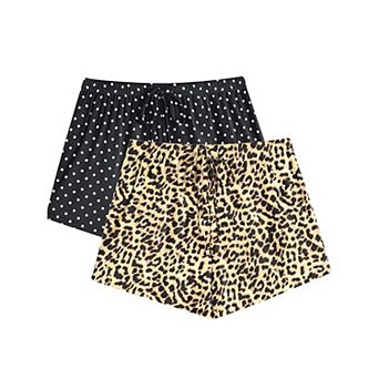 Ekouaer 2 Pack Housewear Casual Pants Pajama Lounge Shorts Loungewear