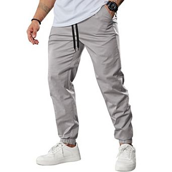 COOFANDY Mens Hiking Outdoor Track Sweatpants Cotton Casual Cargo Joggers Pants with Pockets