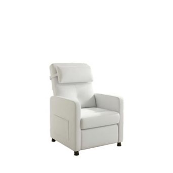 Power Recliner Chair with Electric Adjustable Back, USB Port and Side Pockets - Overstuffed Design