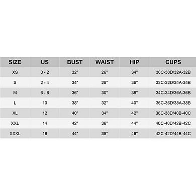 Womens Swimsuit Set Bathing Suit Slimming Flattering Cute Cheeky High Cut Swimwear