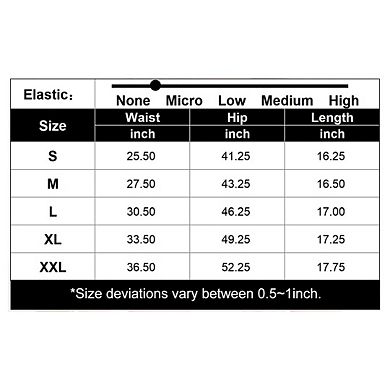 Women's Shorts Casual Summer Elastic High Waisted Comfy Short with Pockets