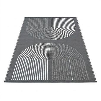 Outdoor Rug Waterproof Plastic Straw Rug for Patio, UV Resistant Reversible Floor Carpet