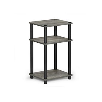 Furinno 11.5" x 13.4" x 22.8" 3 tier Wood Nightstand Modern End Table