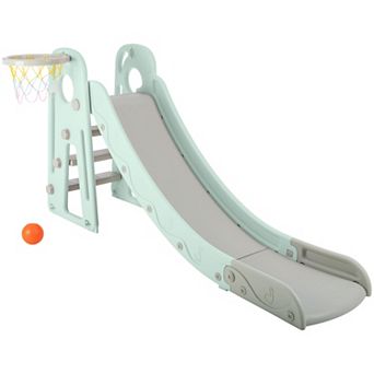 Hey! Play! Toddler Slide & Basketball Hoop