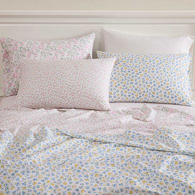 Laura Ashley Cotton Sheet Set with Pillowcases
