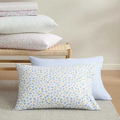 Laura Ashley Cotton Sheet Set with Pillowcases