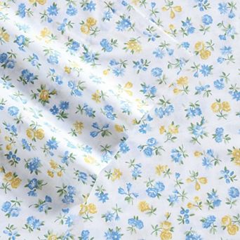 Laura Ashley Cotton Sheet Set with Pillowcases