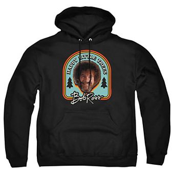 Big & Tall Bob Ross Happy Little Trees Graphic Pullover Hoodie