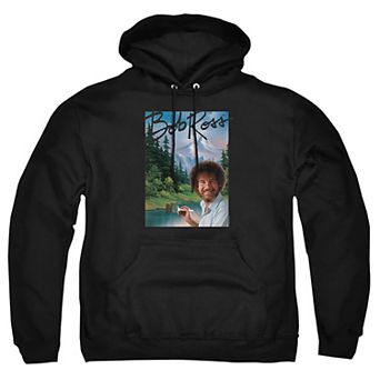 Big & Tall Bob Ross Graphic Pullover Hoodie
