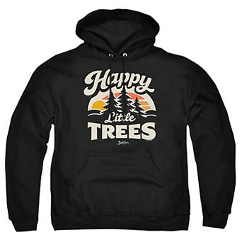 Big & Tall Bob Ross Happy Little Graphic Pullover Hoodie