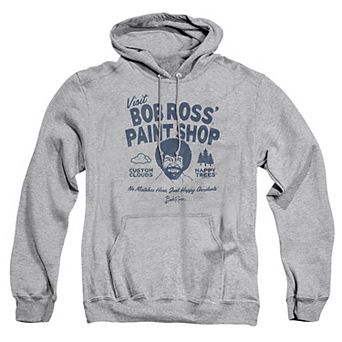 Big & Tall Bob Ross Paint Shop Graphic Pullover Hoodie