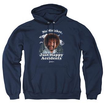 Big & Tall Bob Ross Happy Clouds Graphic Pullover Hoodie