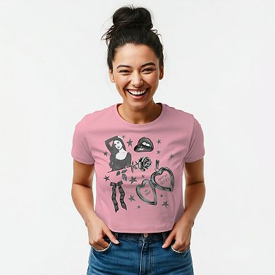 Juniors' Olivia Rodrigo 23 Tour Collage Graphic Baby Tee