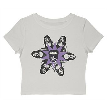 Juniors' Olivia Rodrigo Guts Self Portrait Collage Graphic Baby Tee