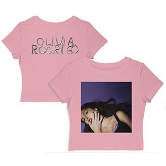 Juniors' Olivia Rodrigo 23 Portrait Graphic Baby Tee