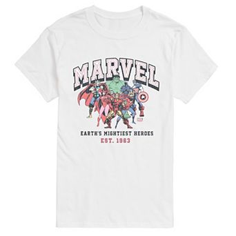 Big & Tall Marvel Earth's Mightiest Heroes Graphic Tee