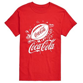 Big & Tall Coca-Cola Football Splash Graphic Tee