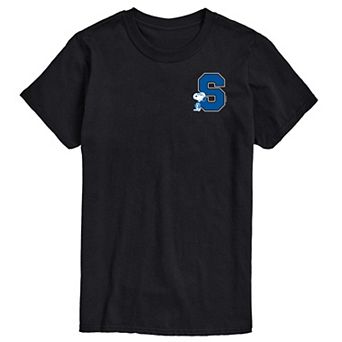 Men's Peanut Snoopy Collegiate Letter Graphic Tee