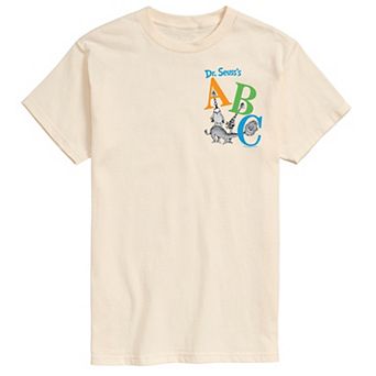Men's Dr. Seuss's ABC Book Cover Graphic Tee