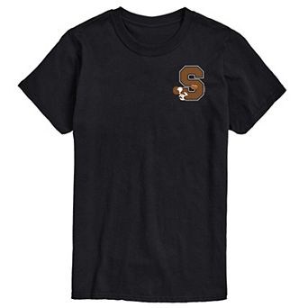Men's Peanut Snoopy Collegiate Football Graphic Tee