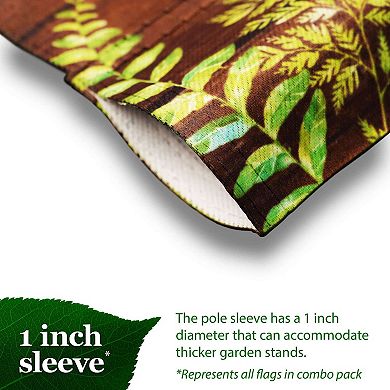 G128 Heart of the Home Welcome Garden Flag Bundle 6pcs Printed 12x18IN