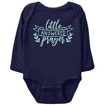 Little Answered Prayer - Baby Long Sleeve Bodysuit
