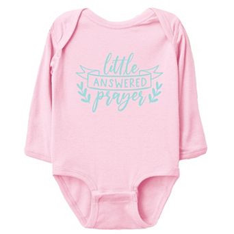 Little Answered Prayer - Baby Long Sleeve Bodysuit