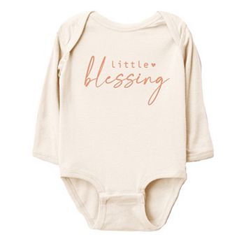 Little Blessing Heart - Baby Long Sleeve Bodysuit
