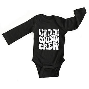 New To The Cousin Crew - Baby Long Sleeve Bodysuit