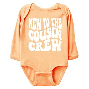 New To The Cousin Crew - Baby Long Sleeve Bodysuit