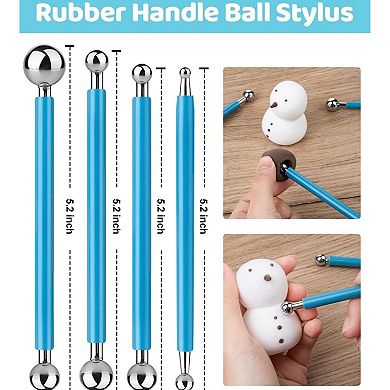 20 Piece Clay Sculpting Tools Kit Dotting Carving Pottery Set