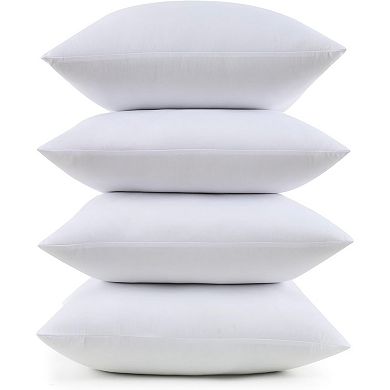 18X18 Pillow Inserts -Throw Pillow Set -Cushion Inserts for Decorative Throw Pillows Covers -4 Pack