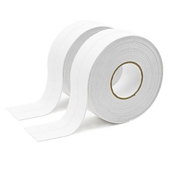 Caulk Tape Self Adhesive,Easy to Install Caulking Tape for Bathroom Peel 2Rolls*White*1.5IN-10.5FT