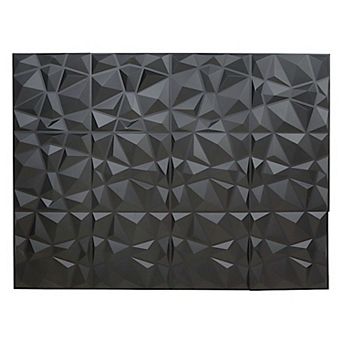 20 Inch 3D PVC Wall Panels Stick On Diamond Design Tiles Pack of 12